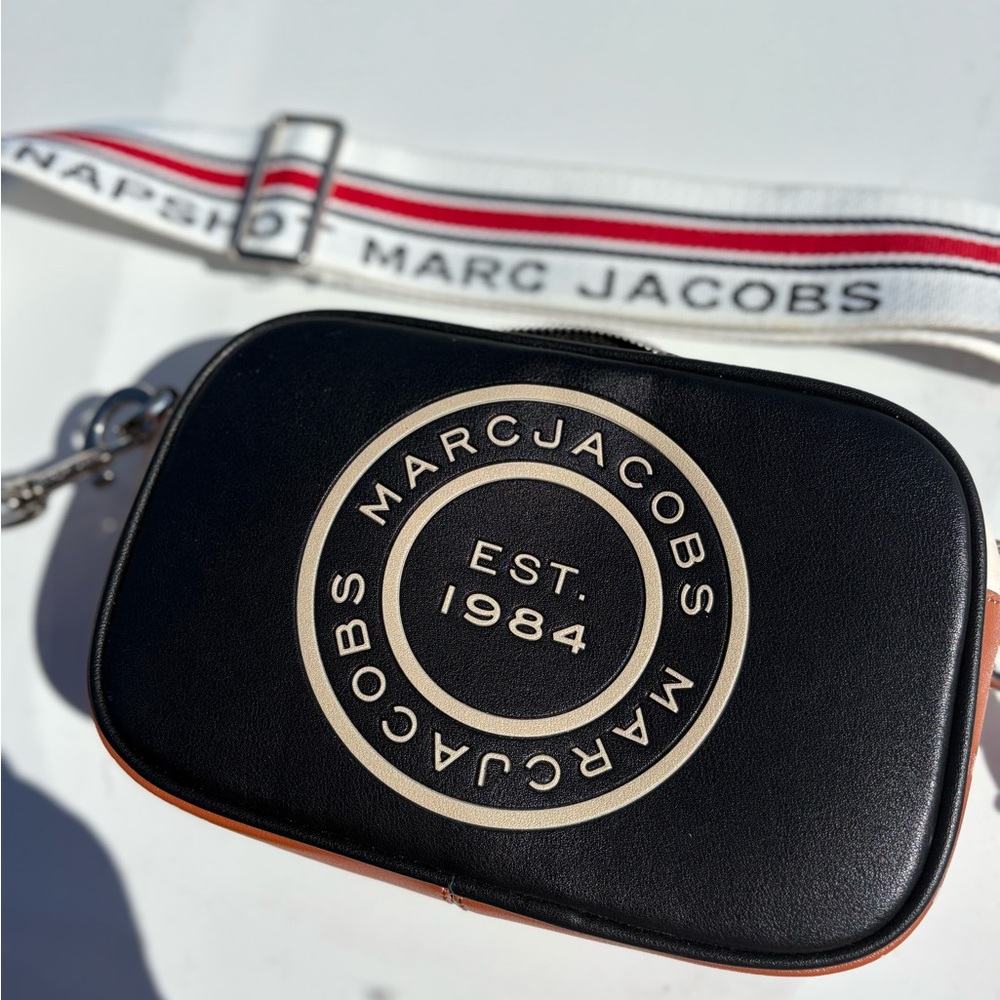 Marc Jacobs Black and White Crossbody Bag